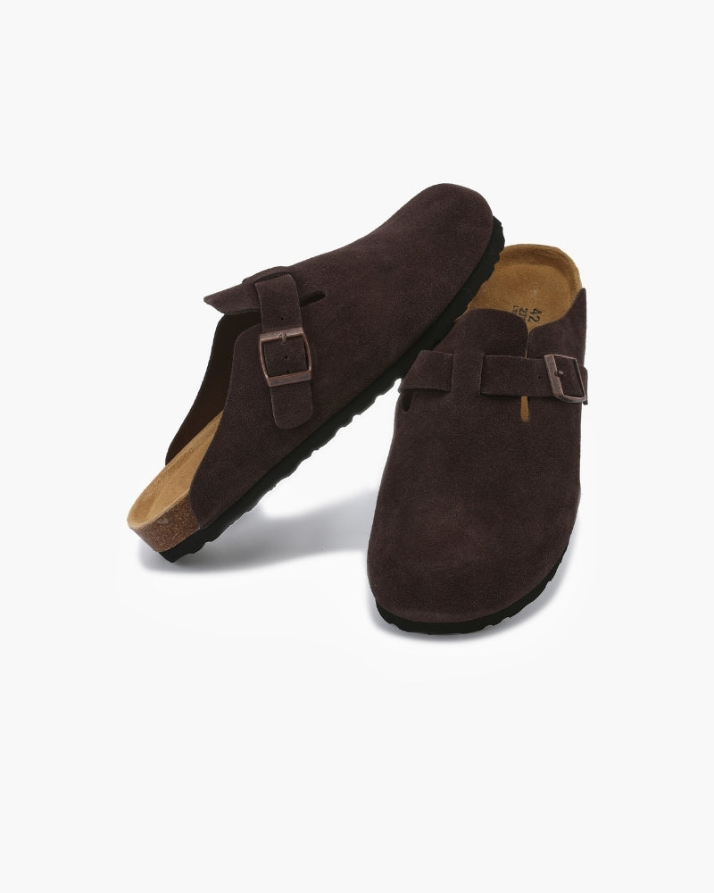 Old Money Suede Clogs